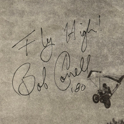Motorcycle Stunt Man Bob Corell Crazy Correll Autograph Signed Photo Print