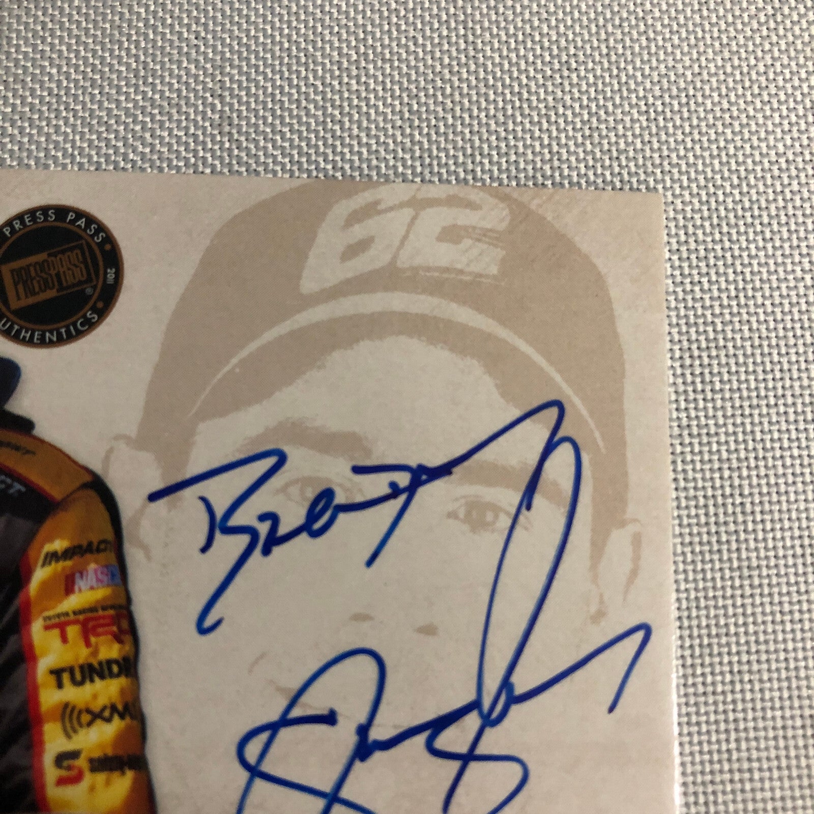 2011 Press Pass Fanfare Autograph Brendan Gaughan Signed Signature Auto NASCAR