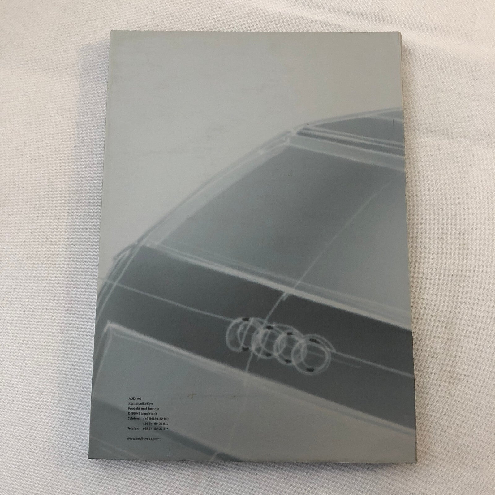 2001 Audi Avantissimo Concept Car Prototype Press Kit Photos CD GERMAN