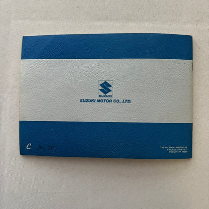 Vintage Suzuki GS1000H Motorcycle Bike Owners Manual Instruction Guide GERMAN