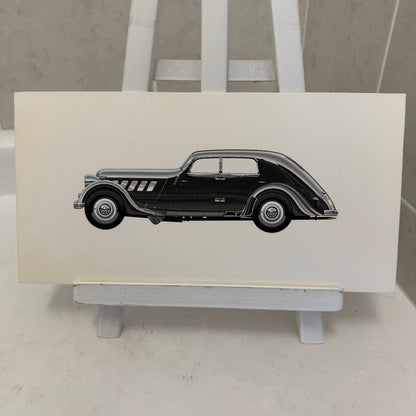1933 Rohr 8 Type F Automobile Illustration Art Drawing Hand Drawn