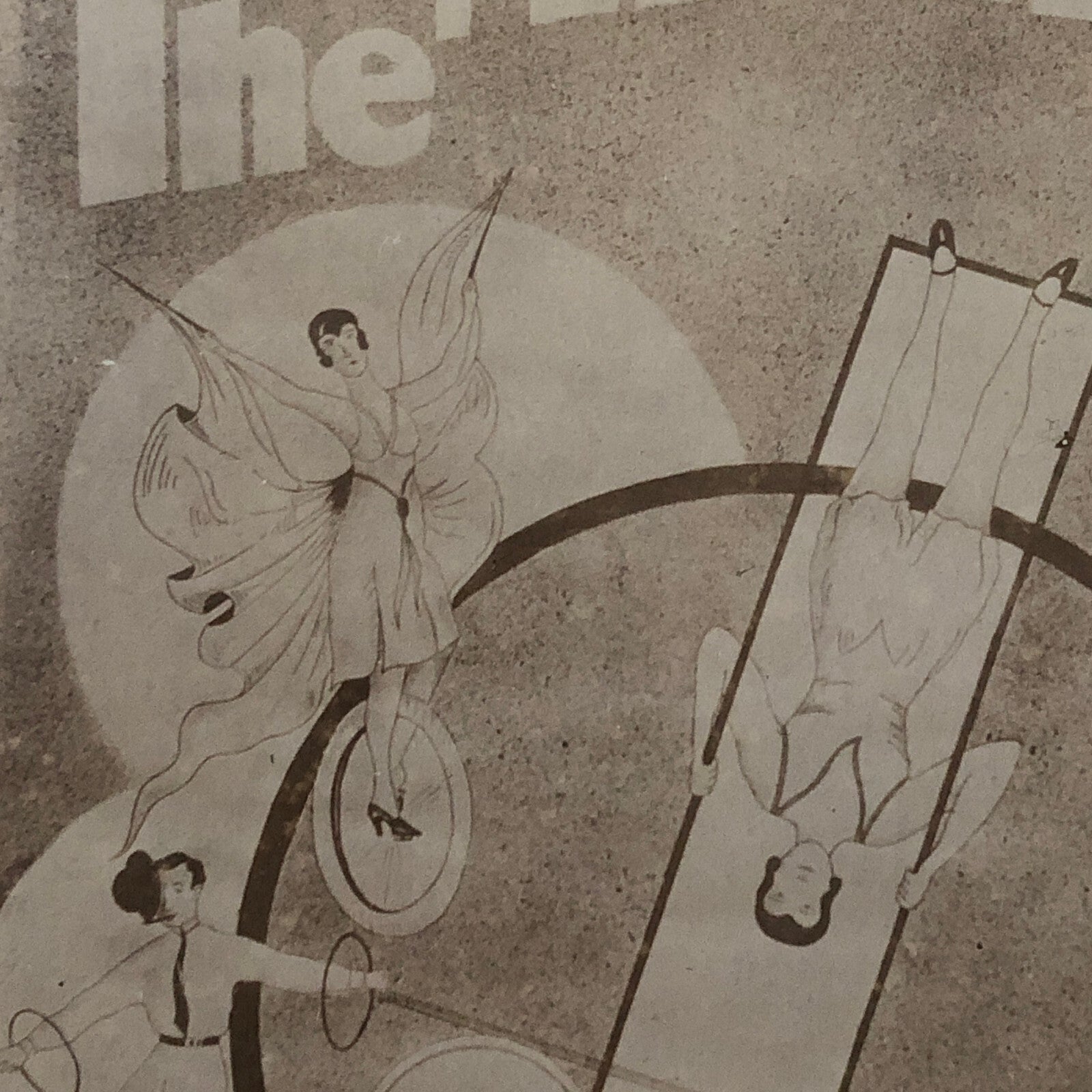 Circus Performer Unicycle Acrobat Balancing The Michelins Postcard Post Card