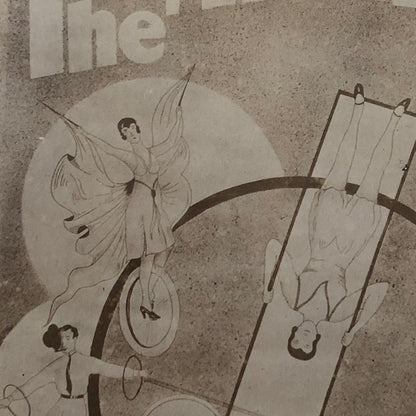 Circus Performer Unicycle Acrobat Balancing The Michelins Postcard Post Card