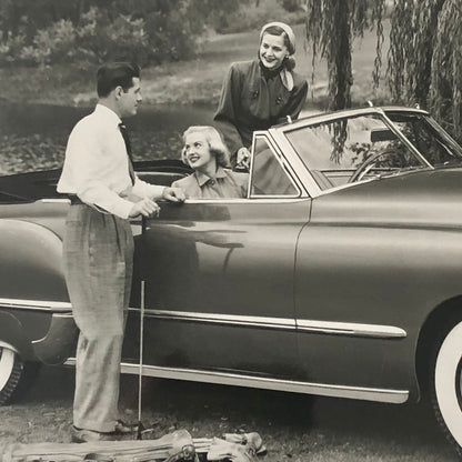 1948 Oldsmobile Series 98 Futuramic Convertible Factory Press Photo Photograph