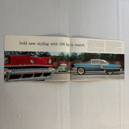 1955 Mercury Car Sales Brochure Catalog Mercury Montclair Monterey Custom