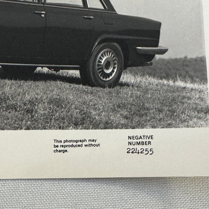 Triumph 2000 MK II Car Factory Press Photo Photograph Print 1973