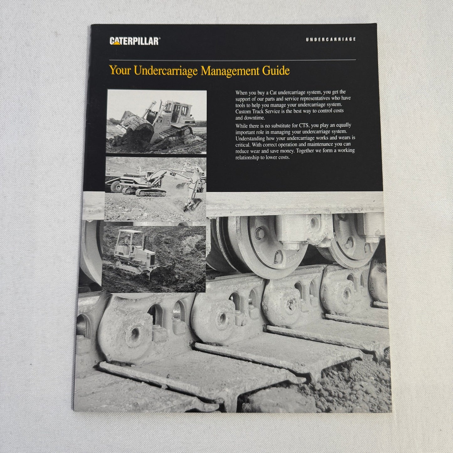 Vintage Equipment Brochure Lot Farm Construction Trailer Tractor Caterpillar