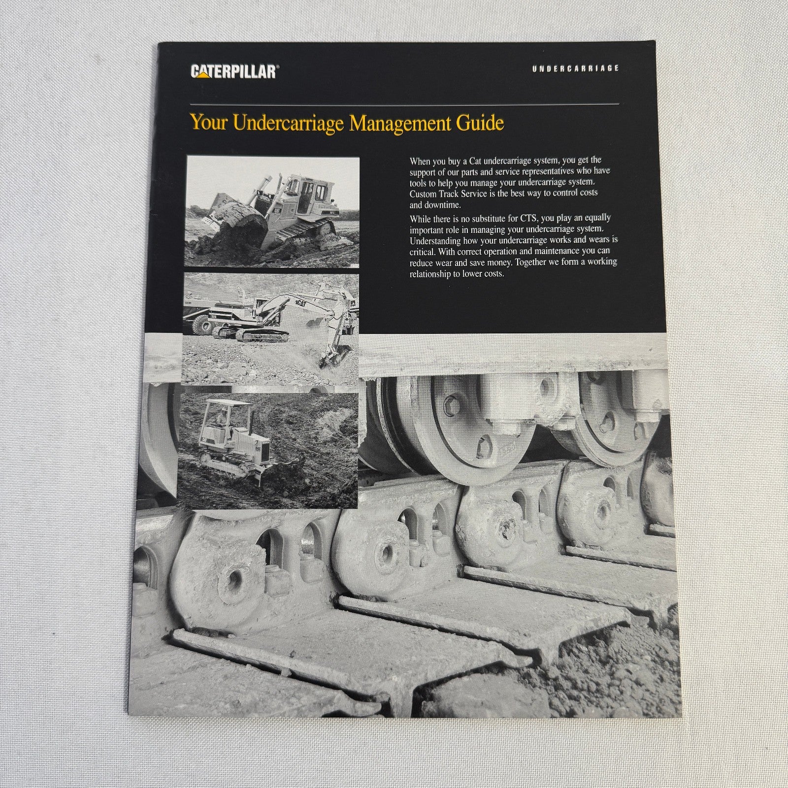 Vintage Equipment Brochure Lot Farm Construction Trailer Tractor Caterpillar