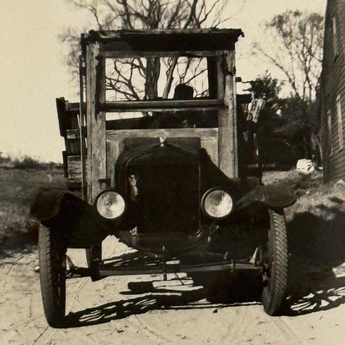 Vintage Truck Photo Photograph Print Snapshot