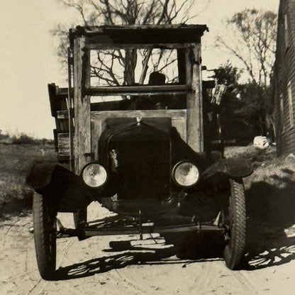 Vintage Truck Photo Photograph Print Snapshot