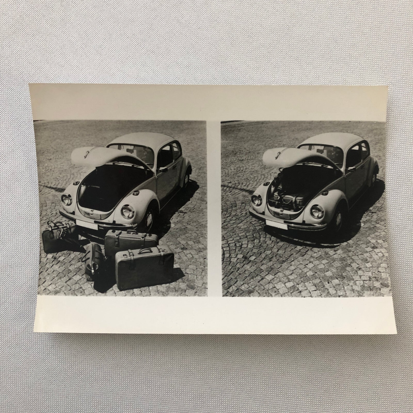 Vintage Volkswagen VW Beetle Factory Press Photo Photograph Print 1970
