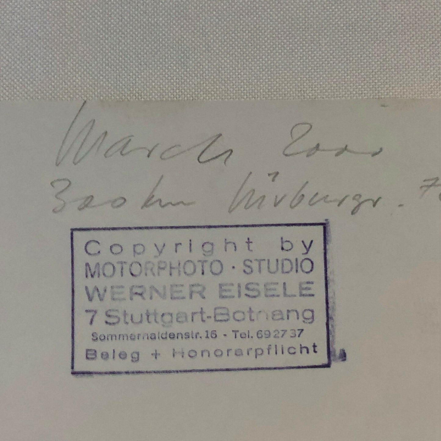 Vintage Racing Photo Photograph 1976 300KM Nurburgring March 76S Ford Car 