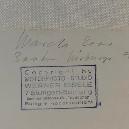 Vintage Racing Photo Photograph 1976 300KM Nurburgring March 76S Ford Car 