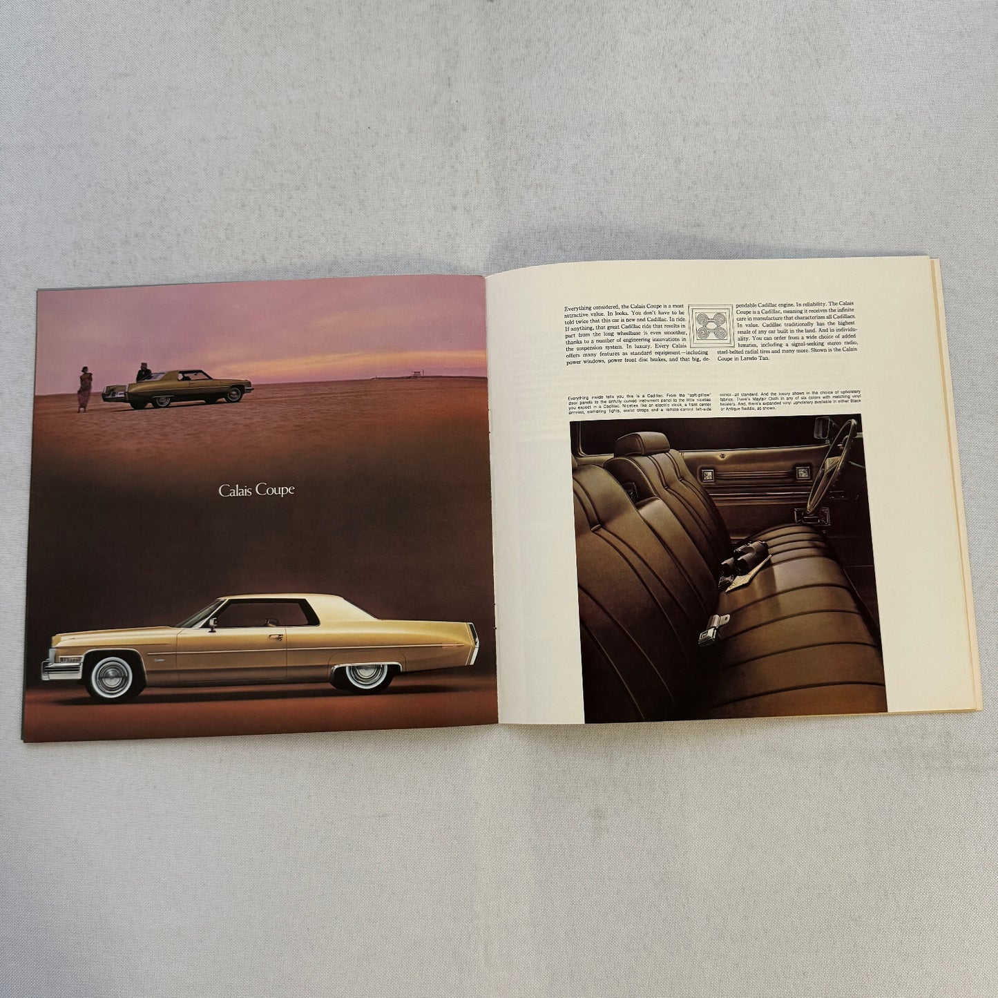 1973 Cadillac Sales Brochure Catalog Fleetwood Brougham Eldorado Coupe DeVille +