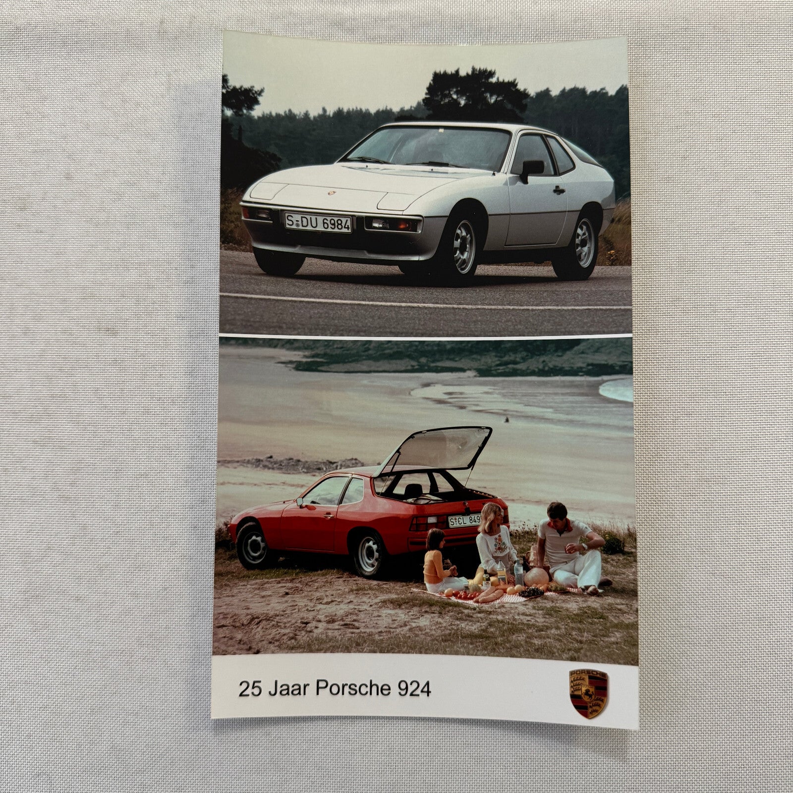Porsche 924 Factory Press Photo Photograph