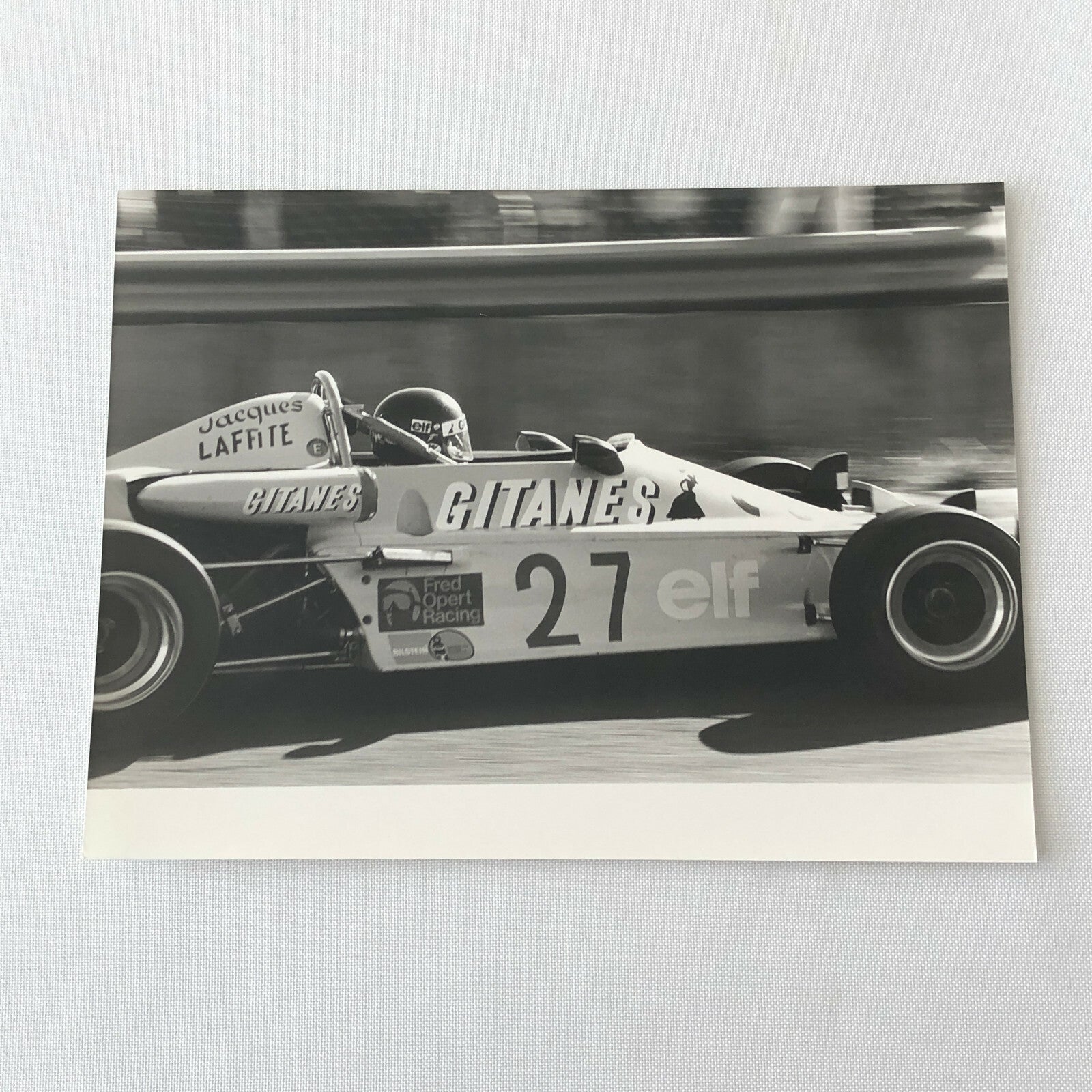 Vintage 1976 Formula 2 F2 Nogaro Grand Prix Racing Photo Photograph Chevron Car 