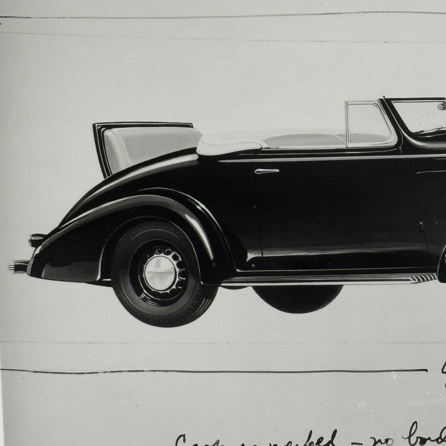Vintage 1936 Oldsmobile Car Photo Photograph Modern Print