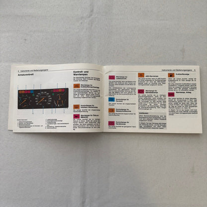 1993 Saab 900 Owners Manual Instruction Guide Book Saab Turbo GERMAN