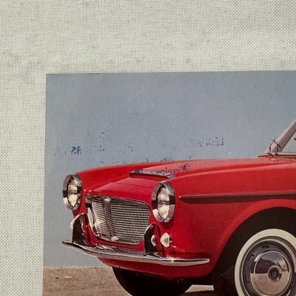 Fiat 1200 Spider Roadster Car Sales Brochure Advertising Vintage