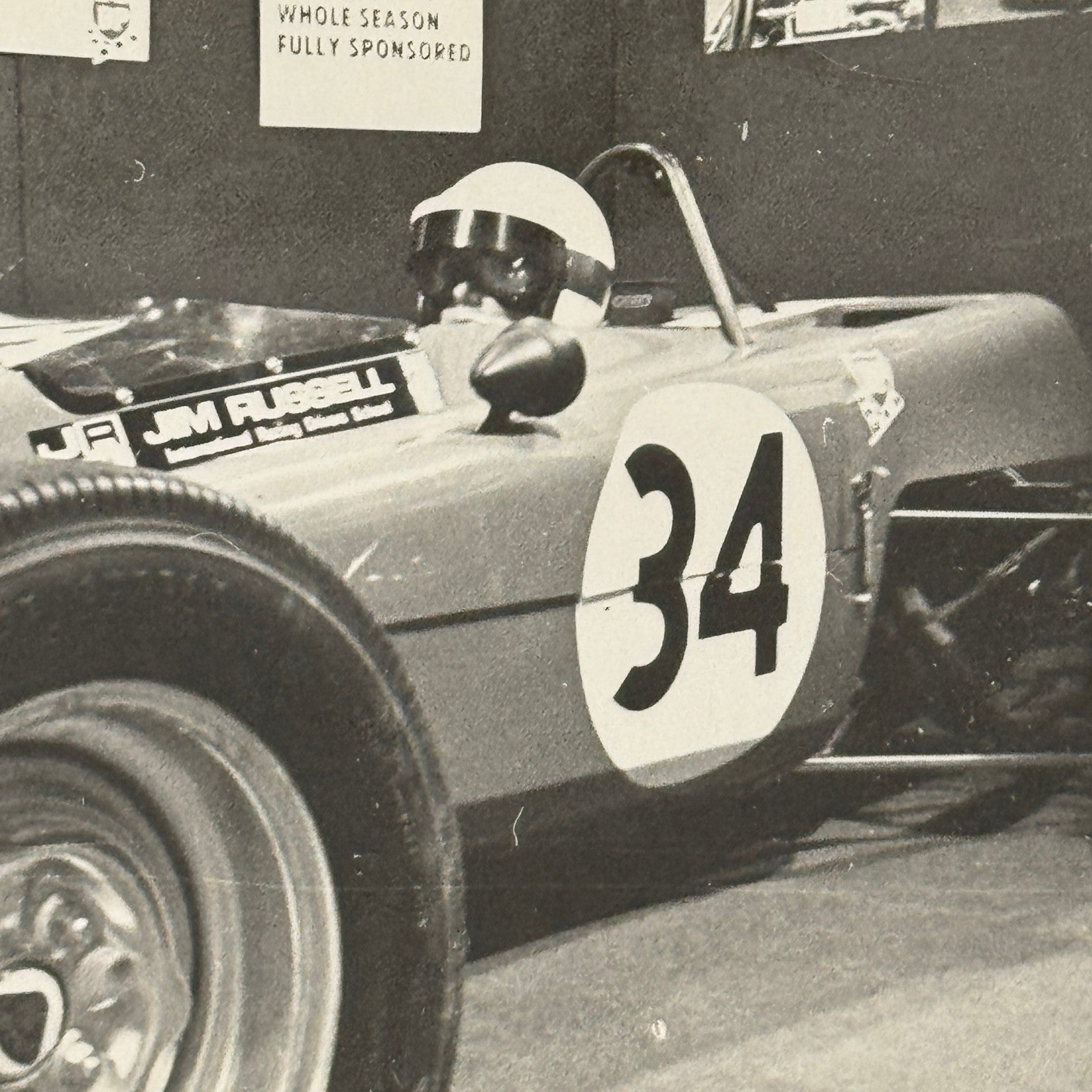 Vintage Car Racing Photo Circuit Mont Tremblant Quebec Jim Russell Photograph