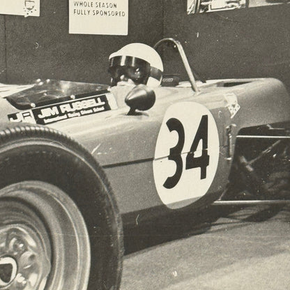 Vintage Car Racing Photo Circuit Mont Tremblant Quebec Jim Russell Photograph