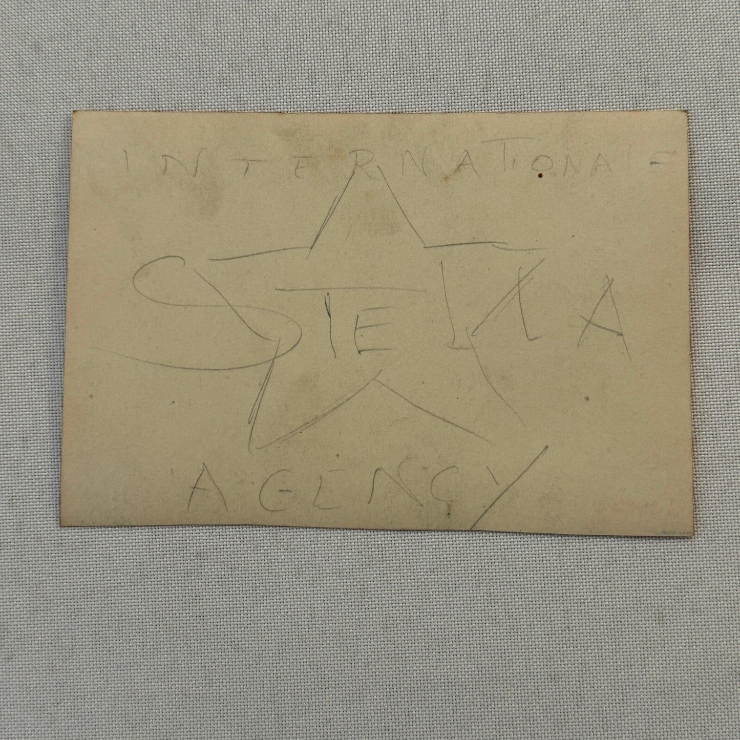 Vintage CIrcus Balancing Act Advertising Card Lot of 2 Christian & Fleurette