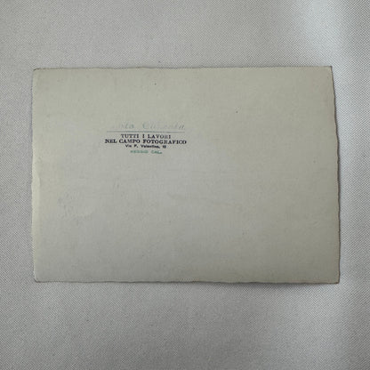 Vintage Racing Driver Photo Photograph Unidentified