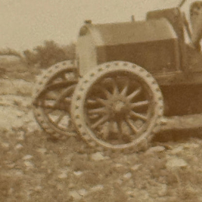 Vintage Photograph Photo Early Antique Truck Automobile Man
