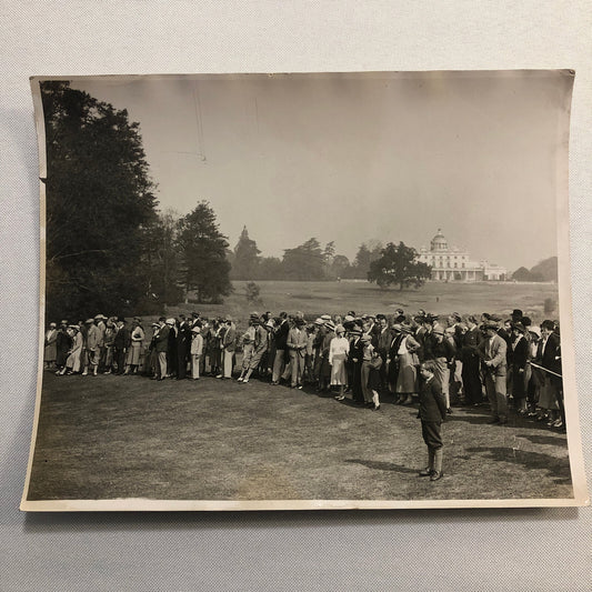 Press Photo Photograph Ladies Golf Golfer Tournament Stoke Poges Jessie Anderson
