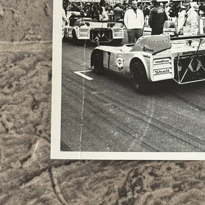 Vintage Racing Photo Photograph 1975 1000 KM de Mugello Race Porsche 908 Car