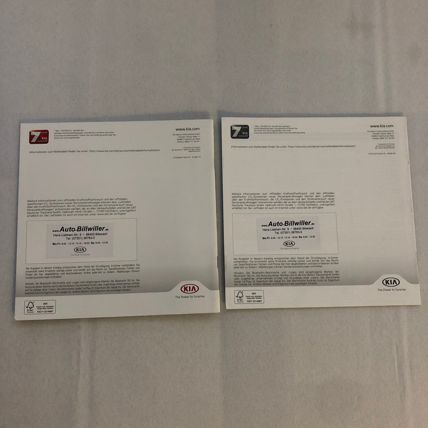 Kia Stonic Sales Brochure Catalog with Price List GERMAN Market 2018 ?