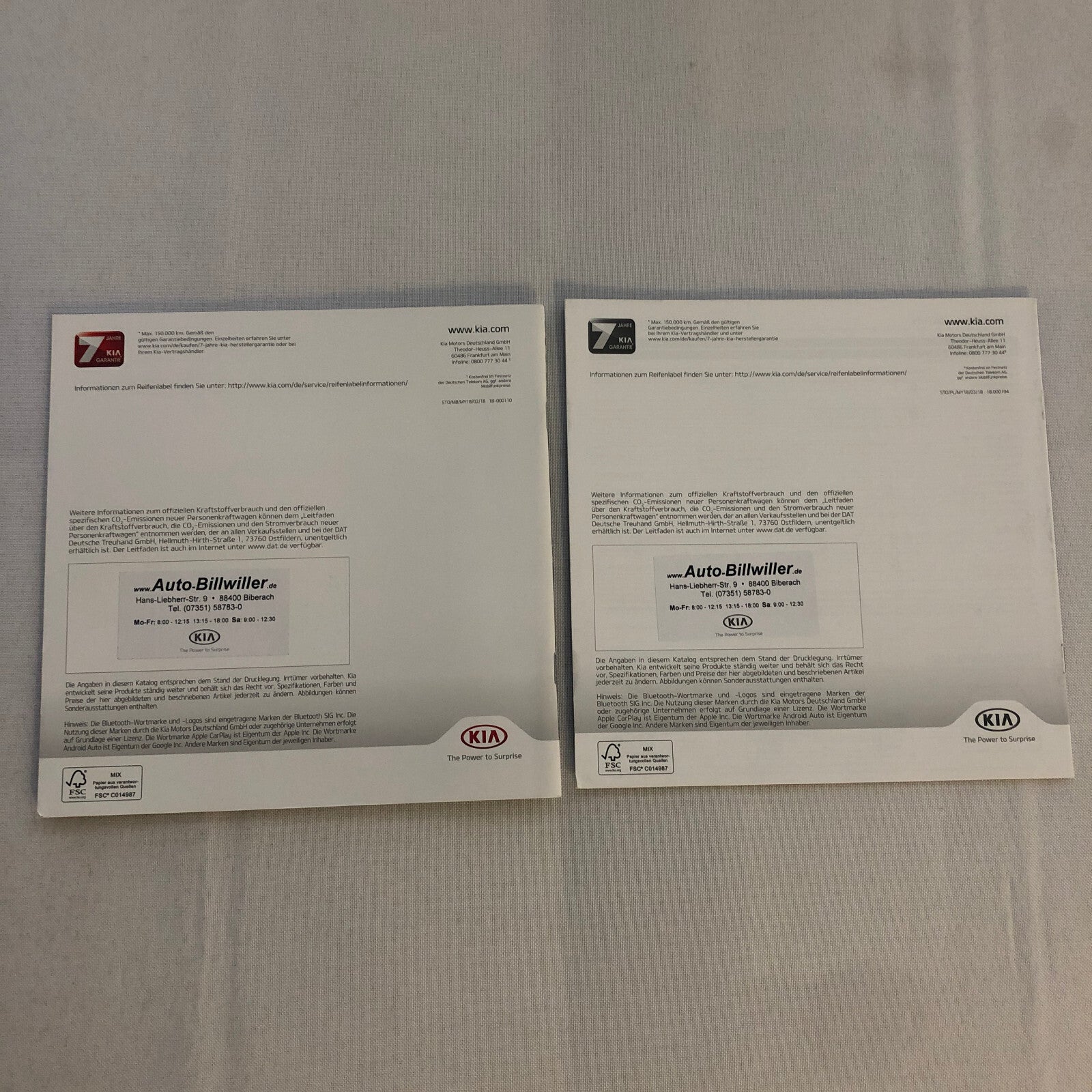 Kia Stonic Sales Brochure Catalog with Price List GERMAN Market 2018 ?