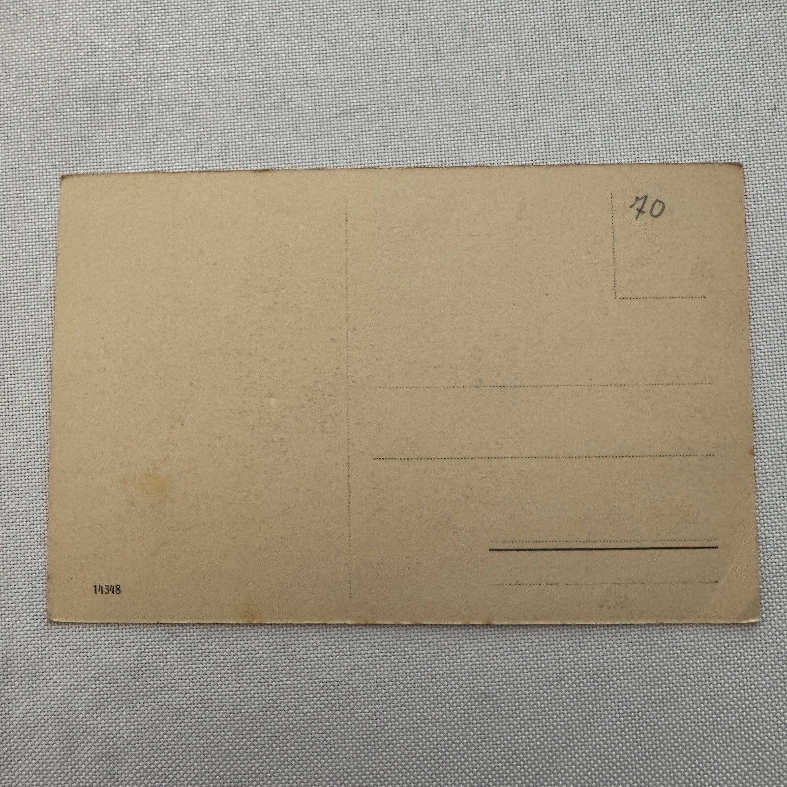 Vintage Italian Military Vehicle Early Tank Postcard Post Card