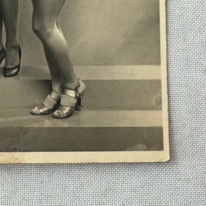 Vintage Circus Acrobat Balancing Act Photo Photograph Fiochi Sisters Paolo