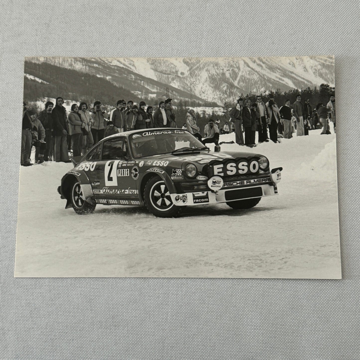 Porsche 911 Carrera 1980 Rallye Monte Carlo Press Photo Photograph DPPI Rally