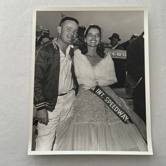 Vintage Racing Photo Bob Welborn Nascar Miss Speedway Scotty McCormick MODERN