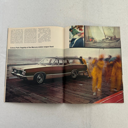 1968 Mercury Sales Brochure Catalog Montego Cyclone Cougar Marquis Montclair +