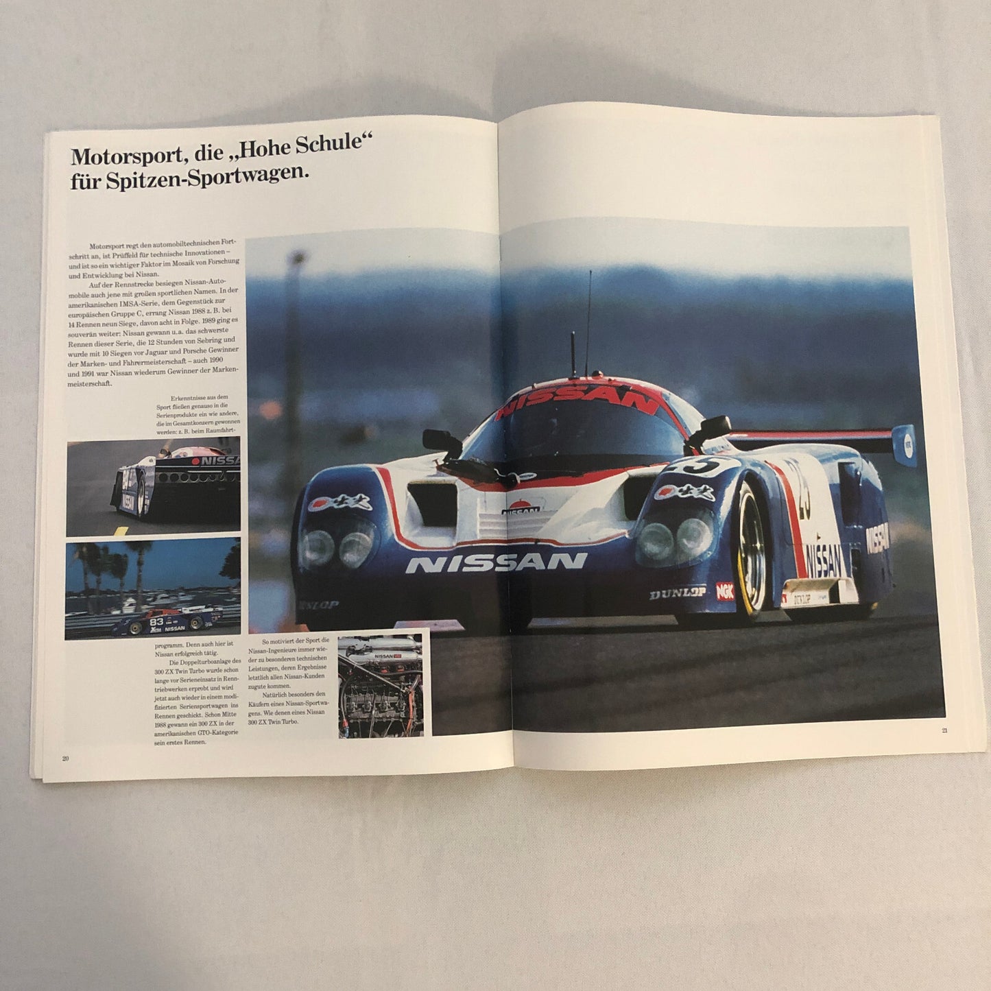 Nissan 300ZX Twin Turbo Sales Brochure Catalog German Text European 300 ZX Z