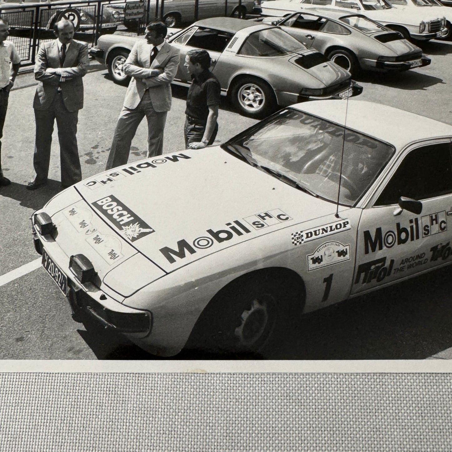 Porsche 924 Racing Car Photo Photograph Print 1976