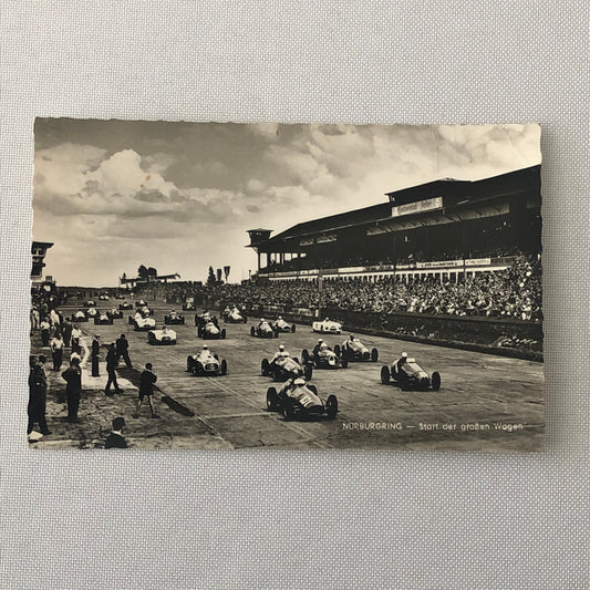 Vintage Nurburgring 1000 KM Rennen Race Racing Photo Postcard Post Card