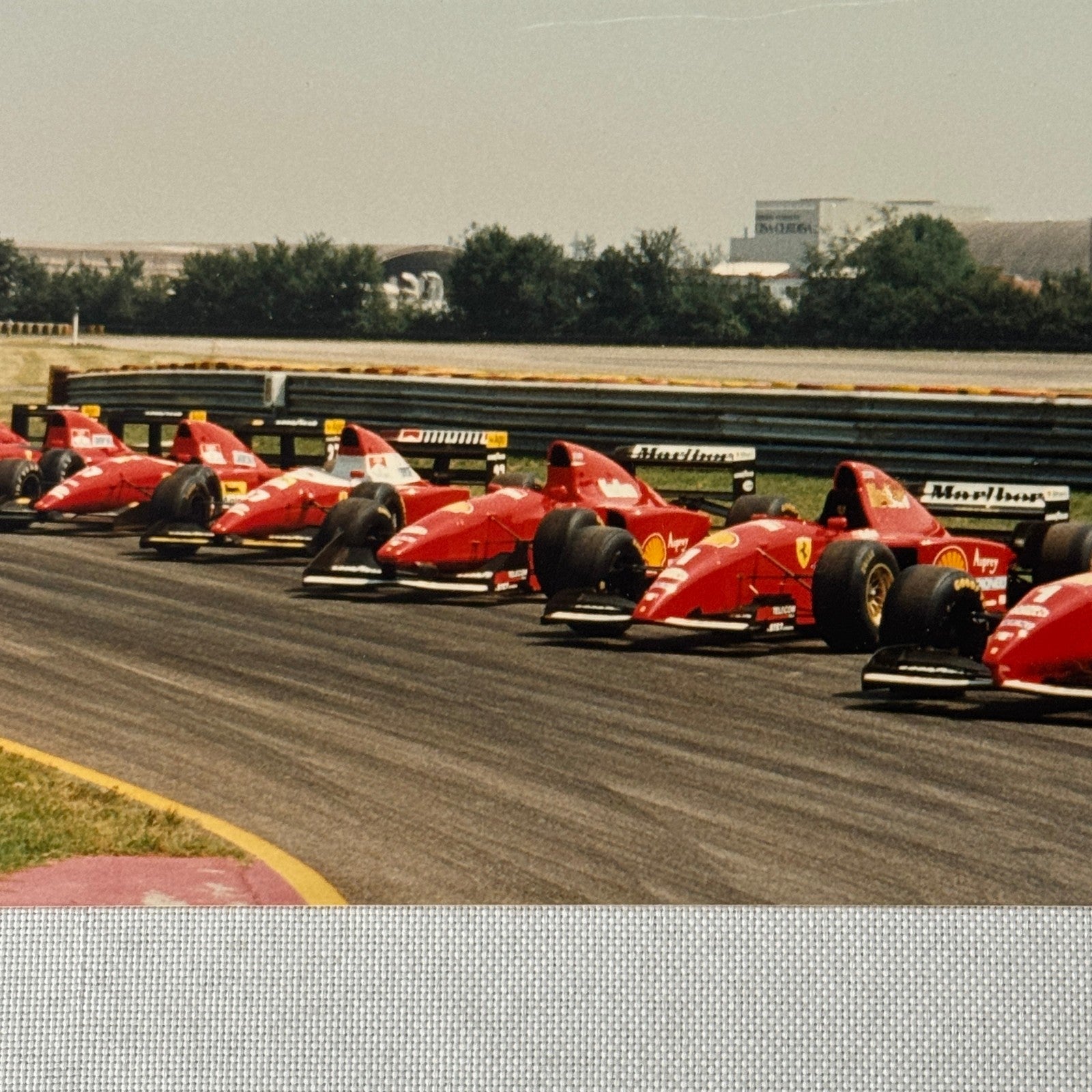 Ferrari Formula One F1 Car Line up 1989 to 1996 Photo Photograph Paul Frere