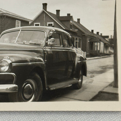 Vintage Car Automobile Snapshot Photo Photograph with Children DS24 Lot 2x