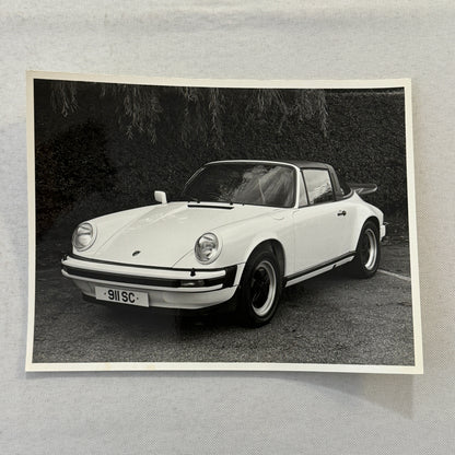 Porsche 911 SC Car Factory Press Photo Photograph Vintage 1977