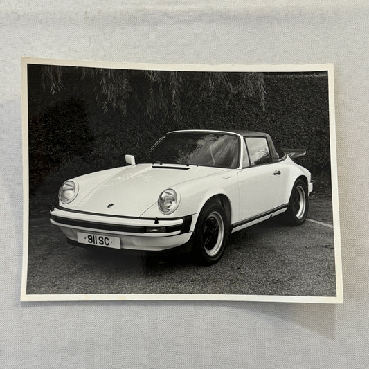 Porsche 911 SC Car Factory Press Photo Photograph Vintage 1977