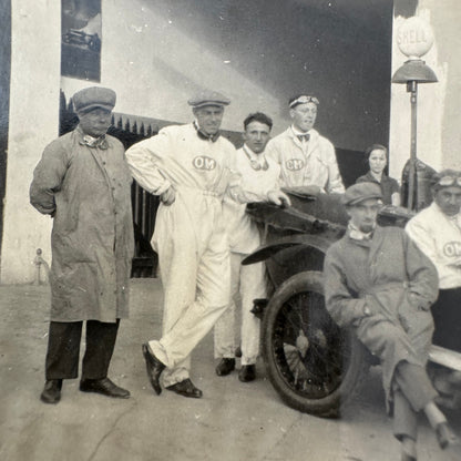 Vintage Car Automobile Racing Race Photo Photograph Print OM Team Italian