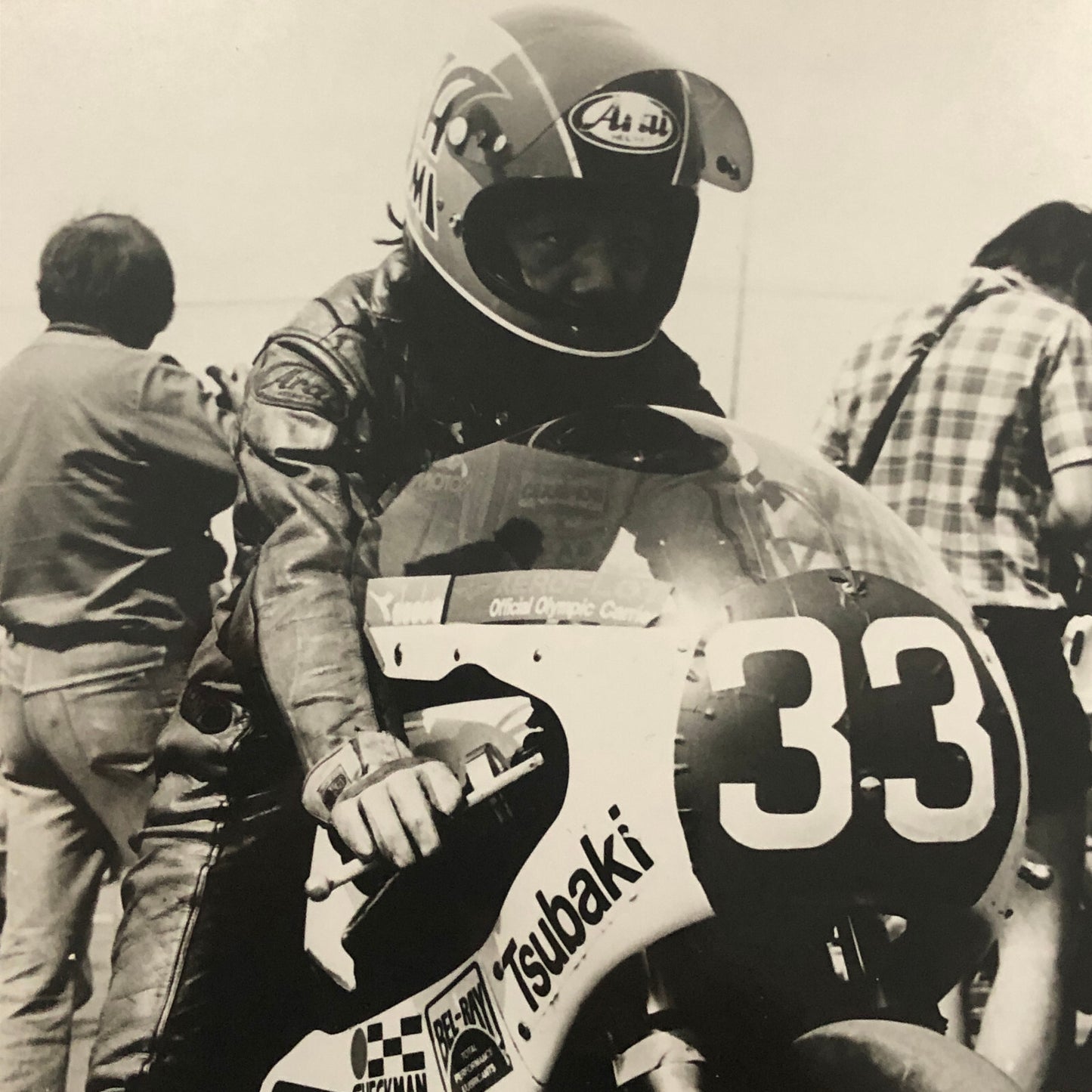 Vintage Motorcycle Racing Photo Photograph Print Germany