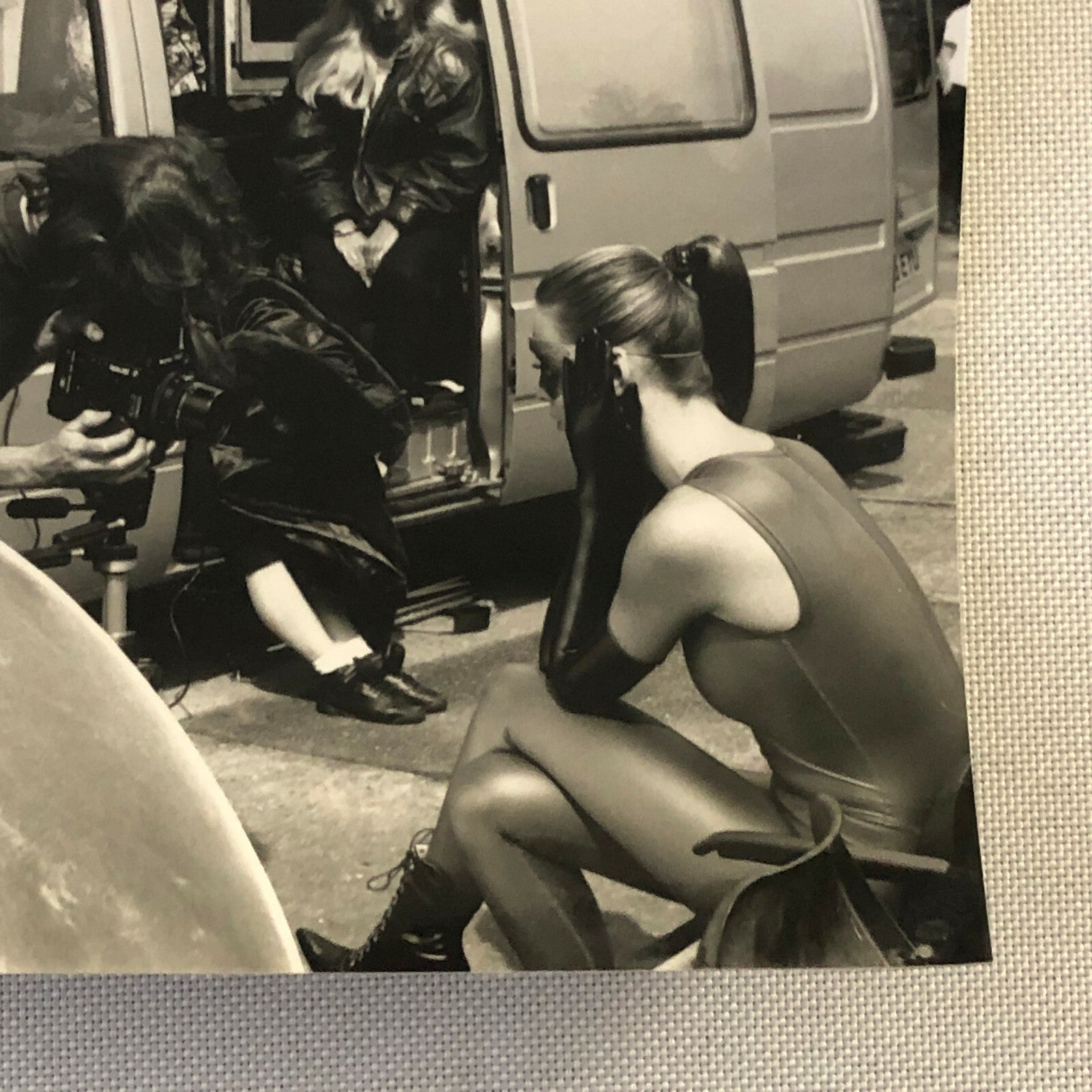 Ford Transit Van Press Photo Photograph Print - Model Amanda Masters Photo Shoot