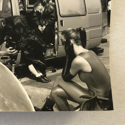Ford Transit Van Press Photo Photograph Print - Model Amanda Masters Photo Shoot