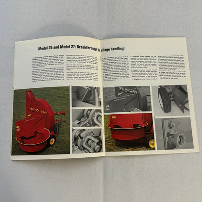 Sperry New Holland Farm Equipment Brochure Boxes Blowers Wagons Vintage