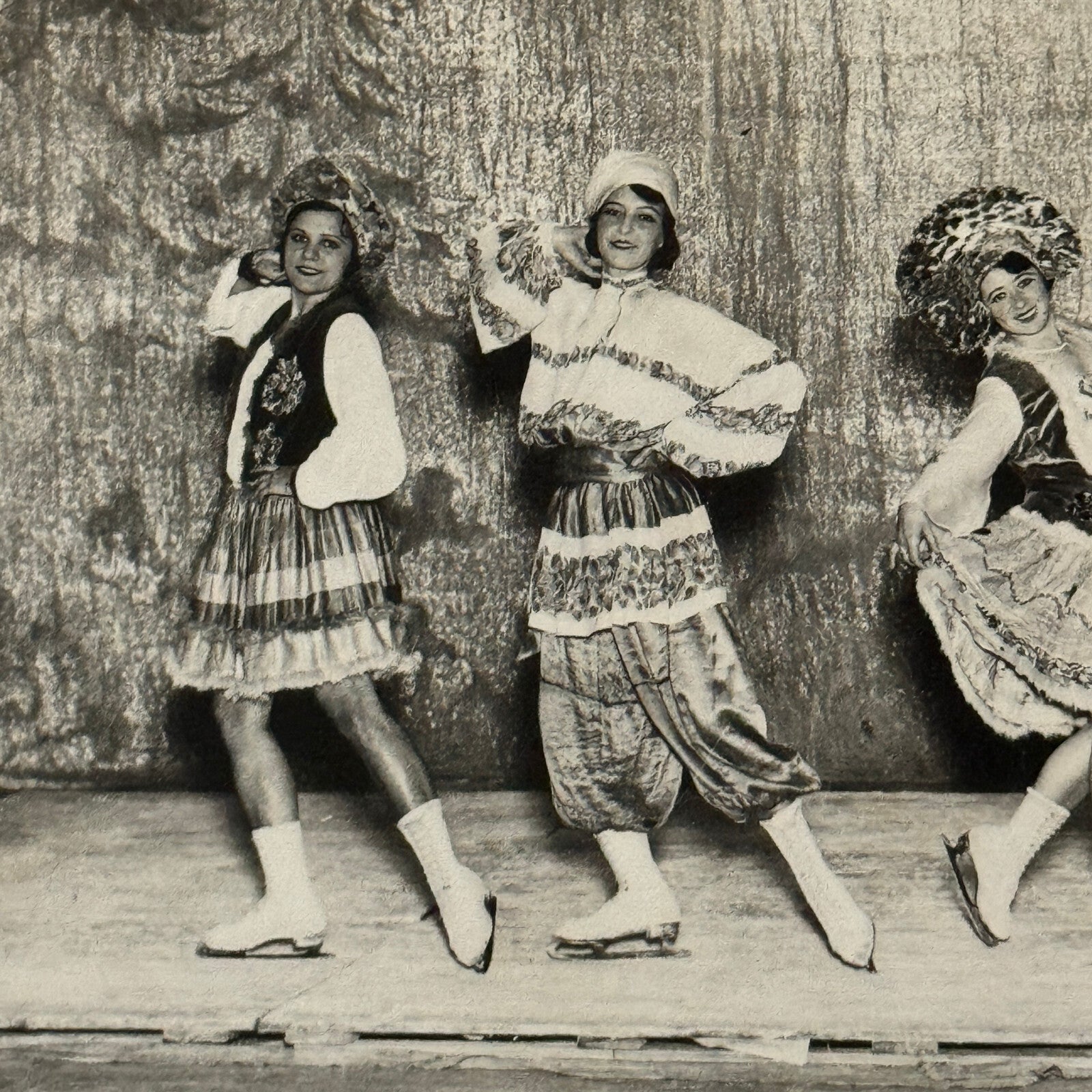 Vintage Ice Skating Ice Dancing Ice Ballet Act Berlin Germany Photo Photograph